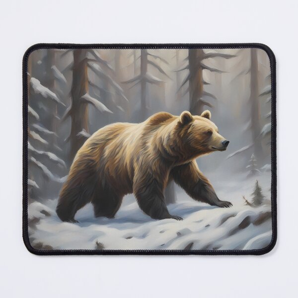 Item preview, Bear in Winter Forest designed and sold by CalmnessbyChoice.