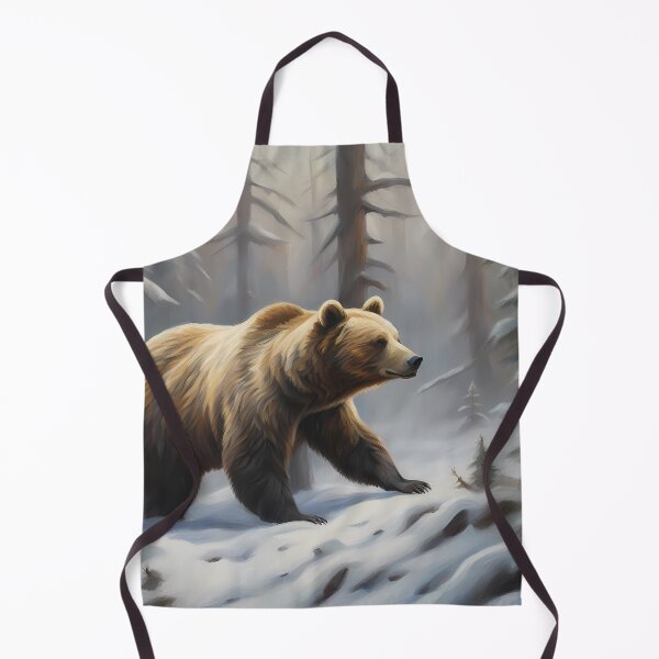 Item preview, Bear in Winter Forest designed and sold by CalmnessbyChoice.
