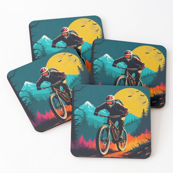 Item preview, Pumpkin-Fueled MTB Halloween Design designed and sold by GrizzlyCollective.