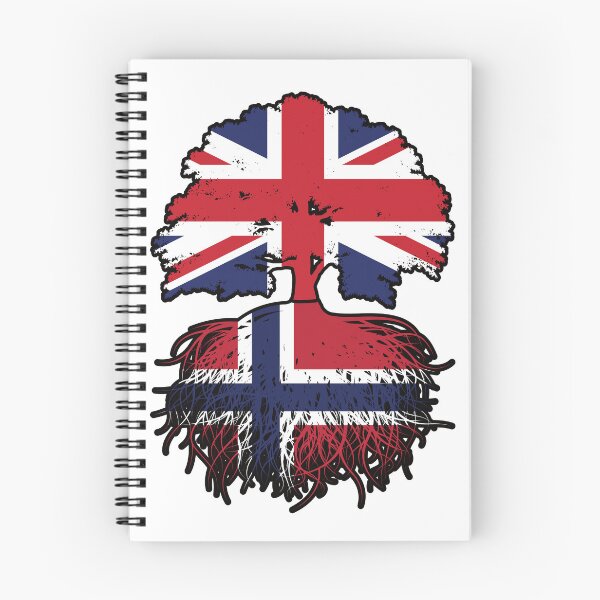 Item preview, Norway Norwegian British UK United Kingdom Britain Tree Roots Flag designed and sold by FlagX.