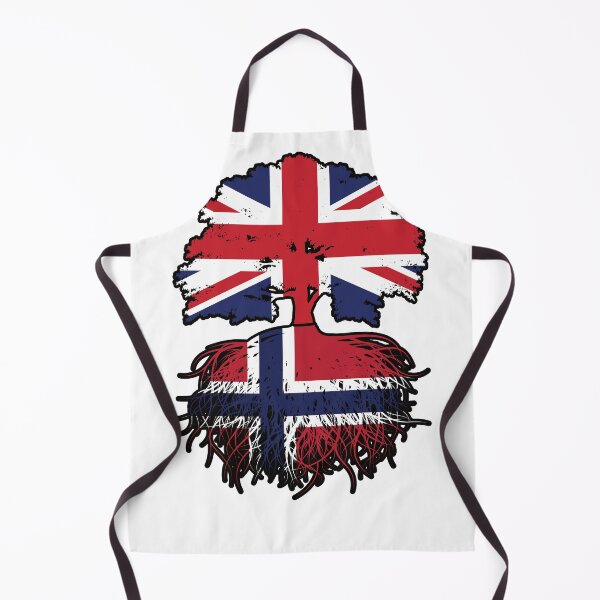 Item preview, Norway Norwegian British UK United Kingdom Britain Tree Roots Flag designed and sold by FlagX.