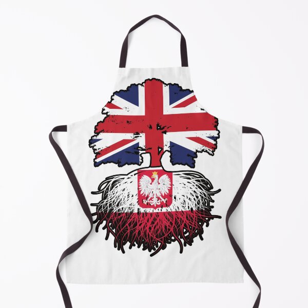 Item preview, Poland Polish British UK United Kingdom Britain Tree Roots Flag designed and sold by FlagX.