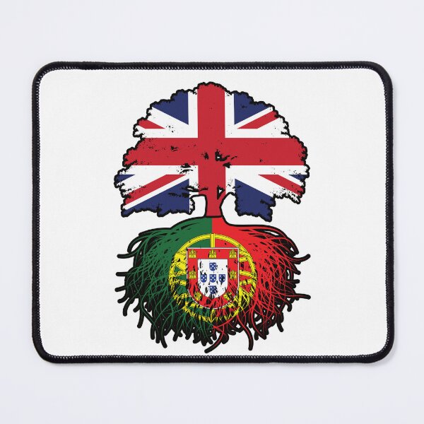 Item preview, Portugal Portuguese British UK United Kingdom Britain Tree Roots Flag designed and sold by FlagX.