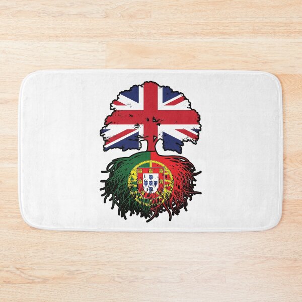 Item preview, Portugal Portuguese British UK United Kingdom Britain Tree Roots Flag designed and sold by FlagX.