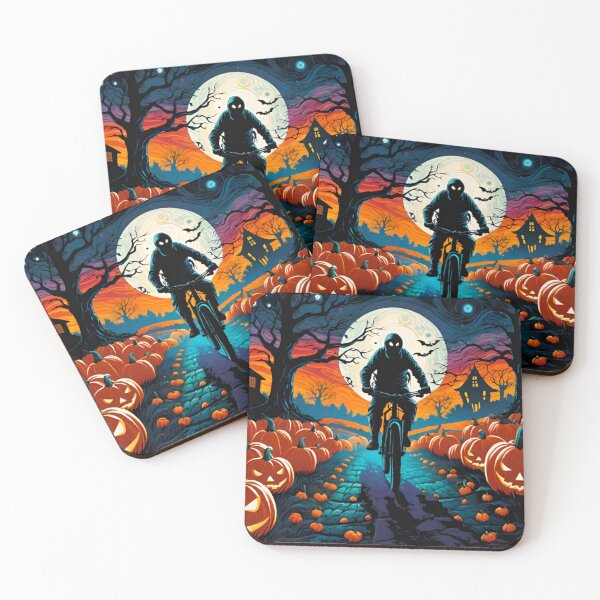 Item preview, Thrilling Halloween MTB Design for Riders designed and sold by GrizzlyCollective.