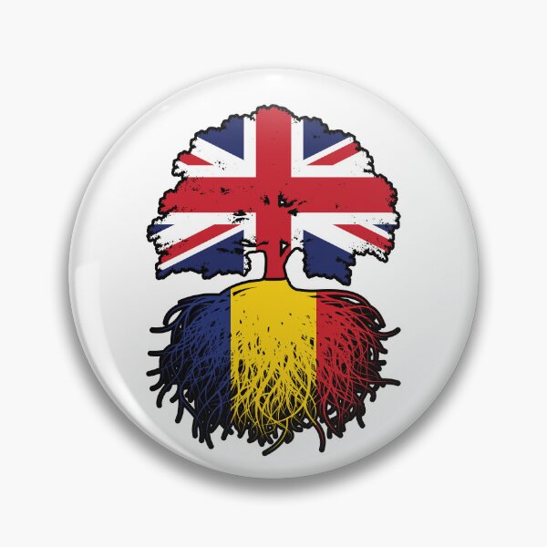 Item preview, Romania Romanian British UK United Kingdom Britain Tree Roots Flag designed and sold by FlagX.