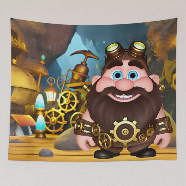 Item preview, Steampunk Dwarf designed and sold by Sillytoe.