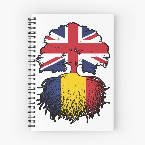 Item preview, Romania Romanian British UK United Kingdom Britain Tree Roots Flag designed and sold by FlagX.