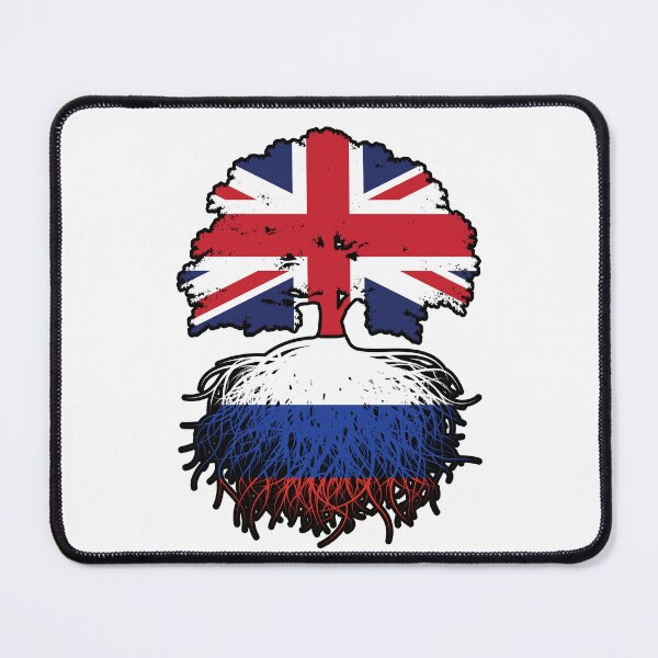 Item preview, Russia Russian British UK United Kingdom Britain Tree Roots Flag designed and sold by FlagX.