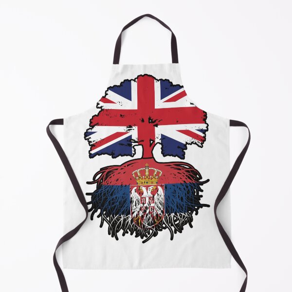 Item preview, Serbia Serbian British UK United Kingdom Britain Tree Roots Flag designed and sold by FlagX.