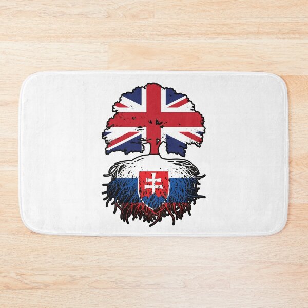 Item preview, Slovakia Slovakian British UK United Kingdom Britain Tree Roots Flag designed and sold by FlagX.