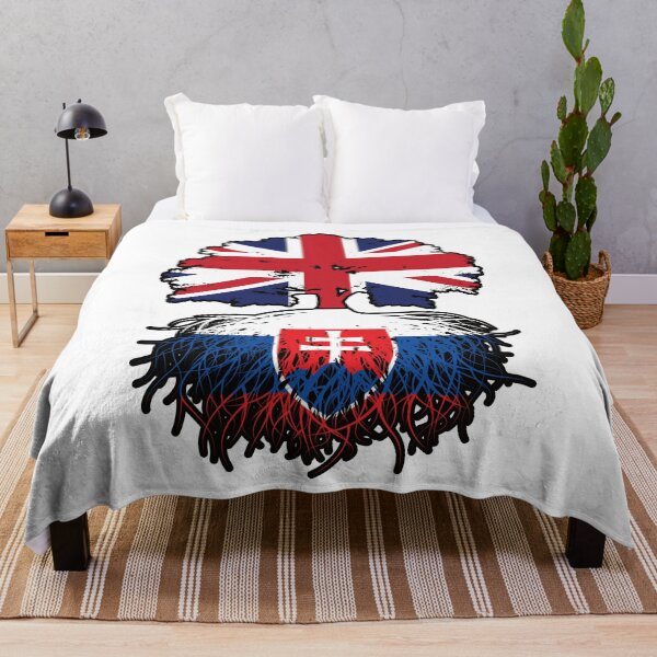 Item preview, Slovakia Slovakian British UK United Kingdom Britain Tree Roots Flag designed and sold by FlagX.