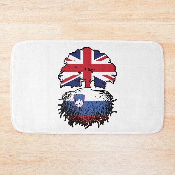 Item preview, Slovenia Slovenian British UK United Kingdom Britain Tree Roots Flag designed and sold by FlagX.