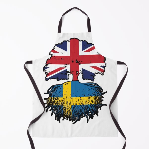 Item preview, Sweden Swedish British UK United Kingdom Britain Tree Roots Flag designed and sold by FlagX.