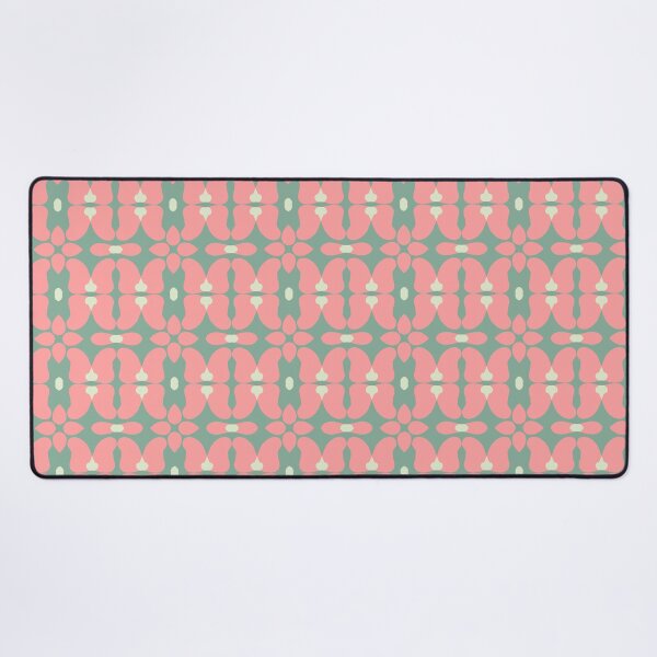 Aperçu de l'œuvre Petit papillon de style folklorique, rose sur fond émeraude créée et vendue par Alex  Blud.