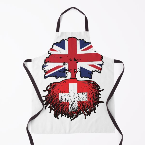 Item preview, Switzerland Swiss British UK United Kingdom Britain Tree Roots Flag designed and sold by FlagX.