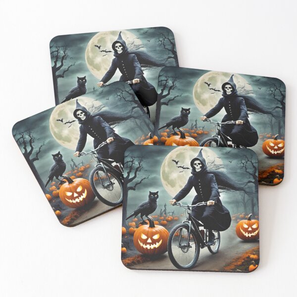 Item preview, Shred the Trails with Halloween MTB Fun designed and sold by GrizzlyCollective.