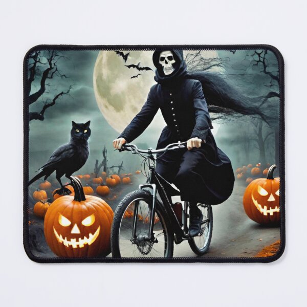 Item preview, Shred the Trails with Halloween MTB Fun designed and sold by GrizzlyCollective.