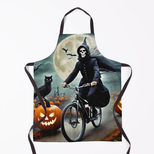 Item preview, Shred the Trails with Halloween MTB Fun designed and sold by GrizzlyCollective.