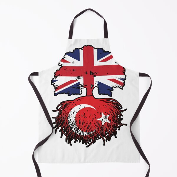 Item preview, Turkey Turkish British UK United Kingdom Britain Tree Roots Flag designed and sold by FlagX.
