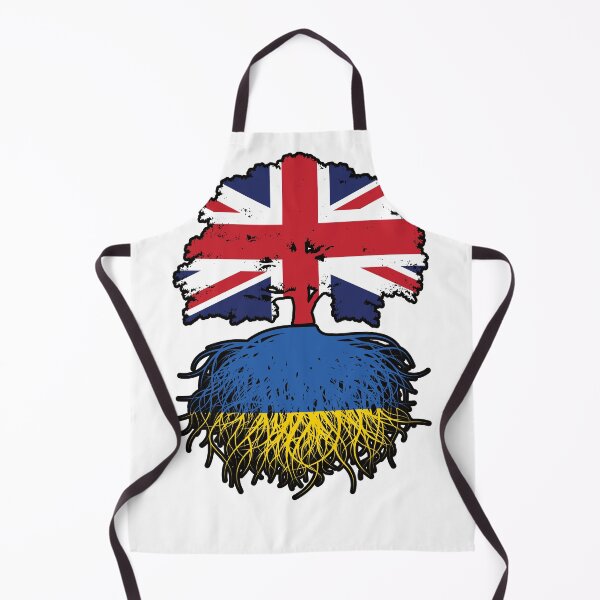 Item preview, Ukraine Ukrainian British UK United Kingdom Britain Tree Roots Flag designed and sold by FlagX.
