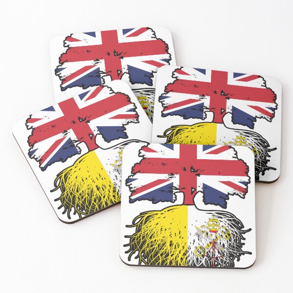 Item preview, Vatican British UK United Kingdom Britain Tree Roots Flag designed and sold by FlagX.