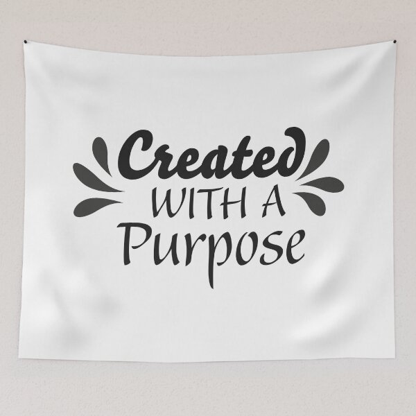 Item preview, Created With A Purpose - Christian Design designed and sold by CrossCrafted.