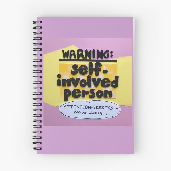 Item preview, Self-Involved Warning designed and sold by prunellaparsnip.