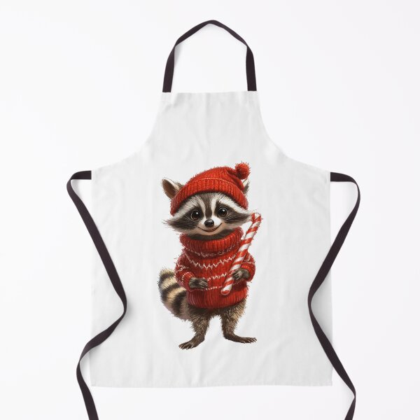 Item preview, Lindo diseño navideño de mapache designed and sold by NicolasGlowArt.