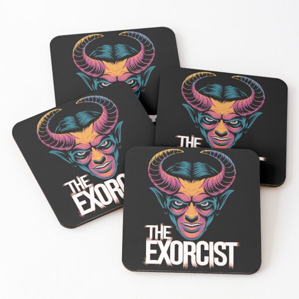 Item preview, The Exorcist Demon Face Halloween designed and sold by Quirky Shirts.