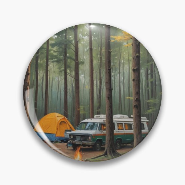 Item preview, Serene Forest Camping Retreat designed and sold by Soujji-Designs.