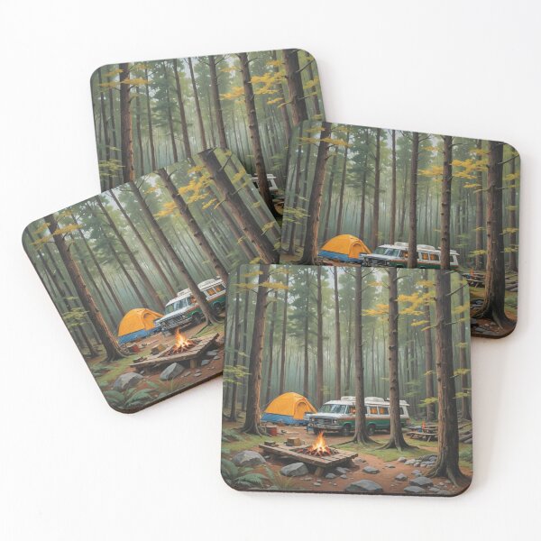 Item preview, Serene Forest Camping Retreat designed and sold by Soujji-Designs.