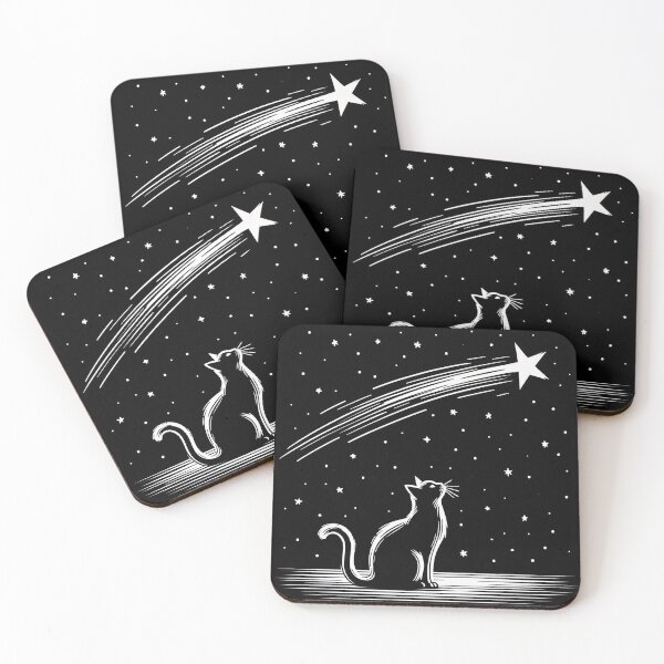 Item preview, Cat Watching Shooting Star designed and sold by zzz888.