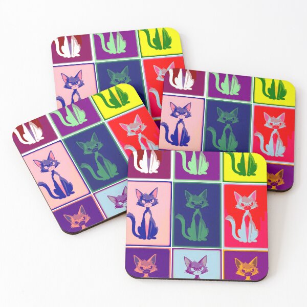 Item preview, Warhol Hipster Cats designed and sold by Emilia-Design.