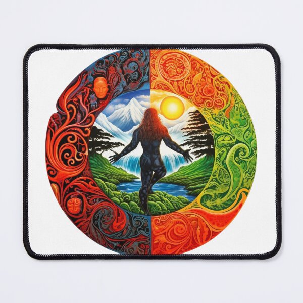 Item preview, Elemental Harmony: Journey of Life and Nature designed and sold by CultDigHoriz.