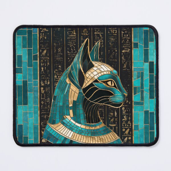 Item preview, Egyptian Cat Goddess Bastet -Mosaic Art designed and sold by k9printart.