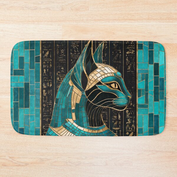 Item preview, Egyptian Cat Goddess Bastet -Mosaic Art designed and sold by k9printart.