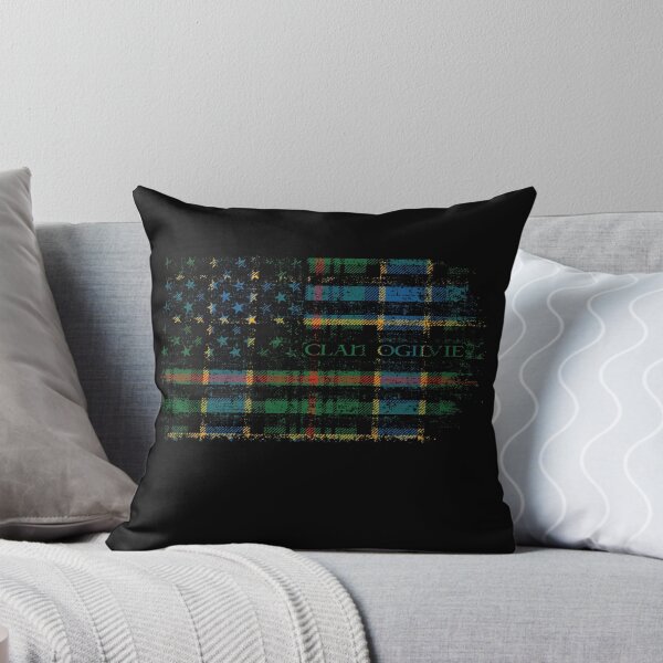 Item preview, Clan Ogilvie of Inverarity Scottish tartan US flag kilt Scotland 2 designed and sold by Clan1093.