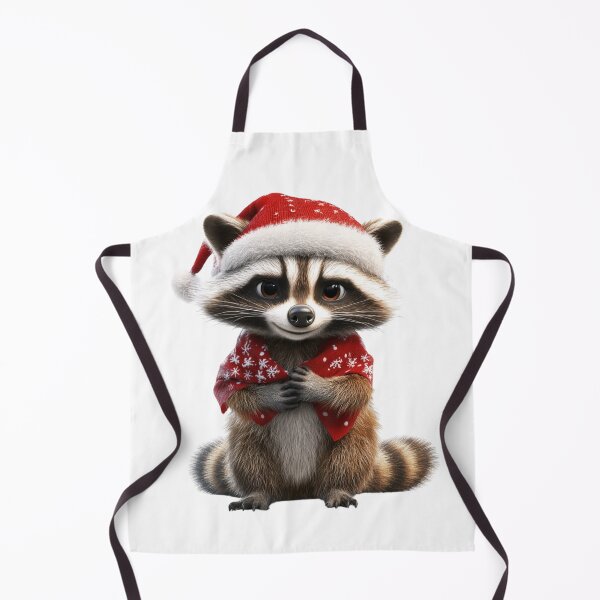Item preview, Lindo mapache navideño designed and sold by NicolasGlowArt.