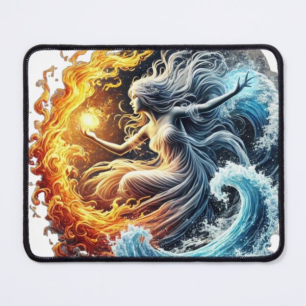 Item preview, Elemental Dance: Fire and Water in Harmony designed and sold by CultDigHoriz.