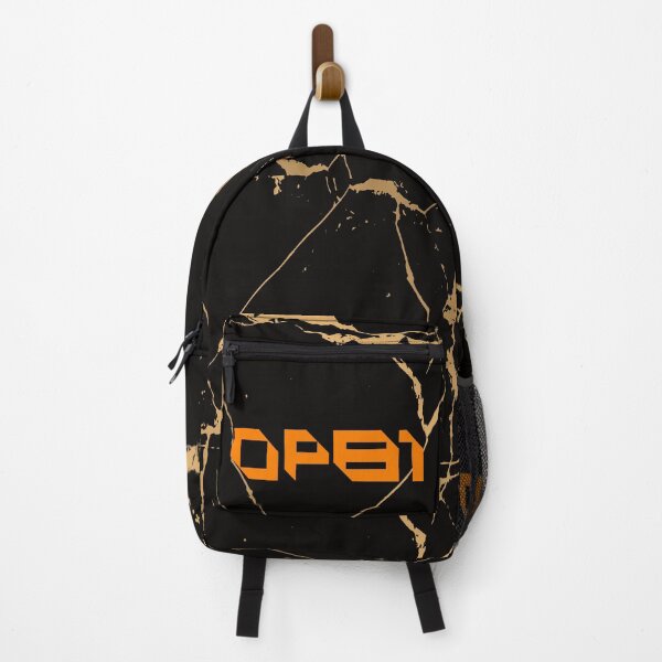 Item preview, Minimalistic Oscar Piastri marble effect Black and orange designed and sold by Pink Polar F1.