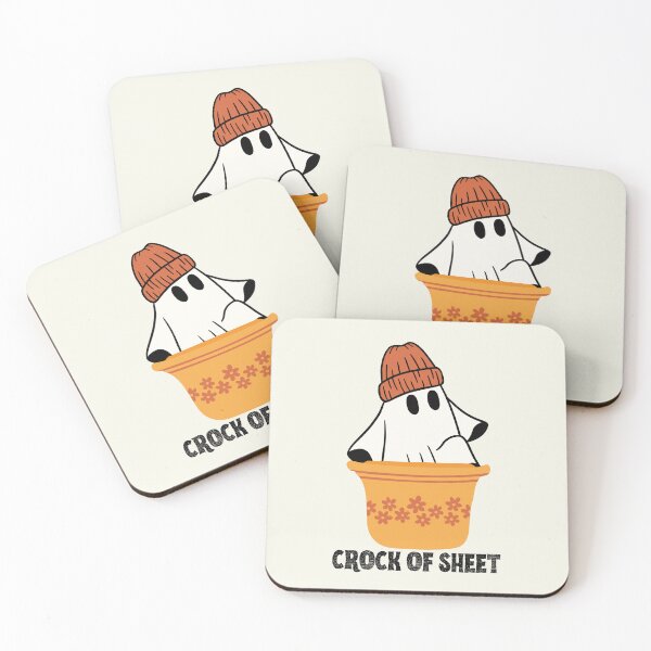 Item preview, Boo Sheet Crock Of Sheet Ghost Halloween Vintage T-Shirt designed and sold by SunfullyYours.