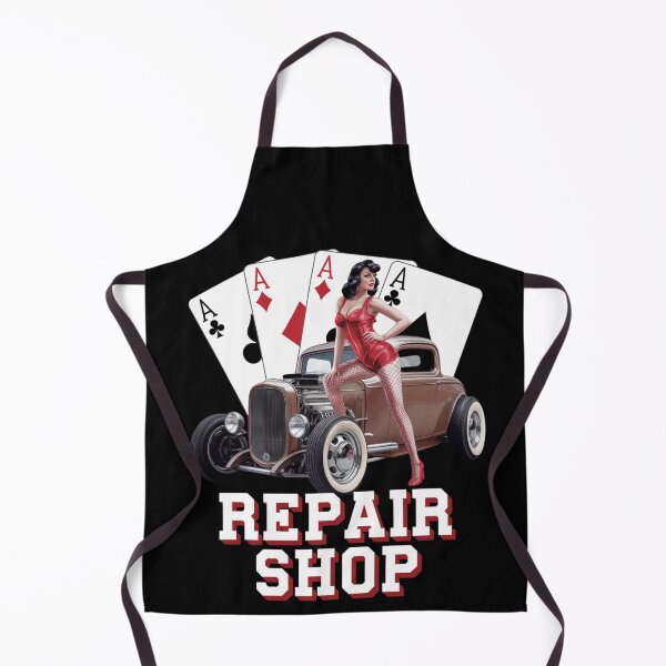 Item preview, Repair shop - Mechanic pinup - American pin-up designed and sold by JansenGS.