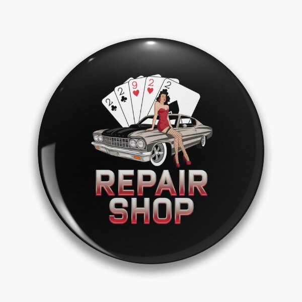 Item preview, Repair shop - Mechanic pinup - American pin-up designed and sold by JansenGS.