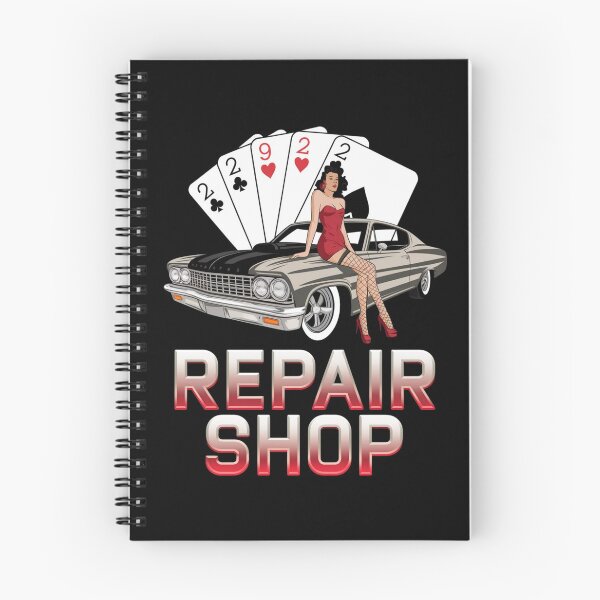 Item preview, Repair shop - Mechanic pinup - American pin-up designed and sold by JansenGS.