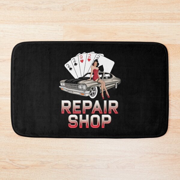 Item preview, Repair shop - Mechanic pinup - American pin-up designed and sold by JansenGS.