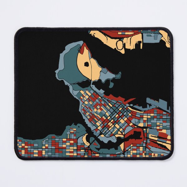 Item preview, Vancouver Earthtone Canada City Map Art designed and sold by Stadify.