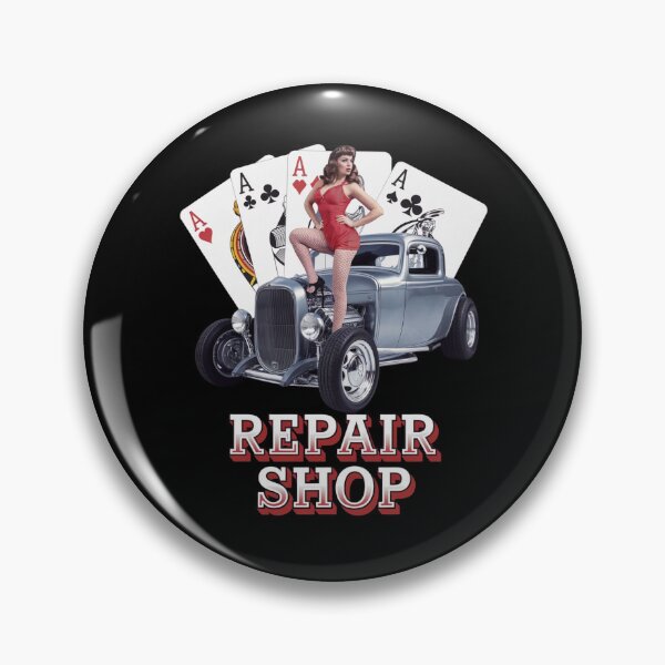 Item preview, Repair shop - Mechanic pinup - American pin-up designed and sold by JansenGS.