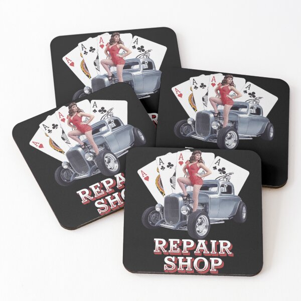 Item preview, Repair shop - Mechanic pinup - American pin-up designed and sold by JansenGS.
