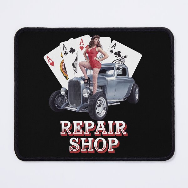 Item preview, Repair shop - Mechanic pinup - American pin-up designed and sold by JansenGS.